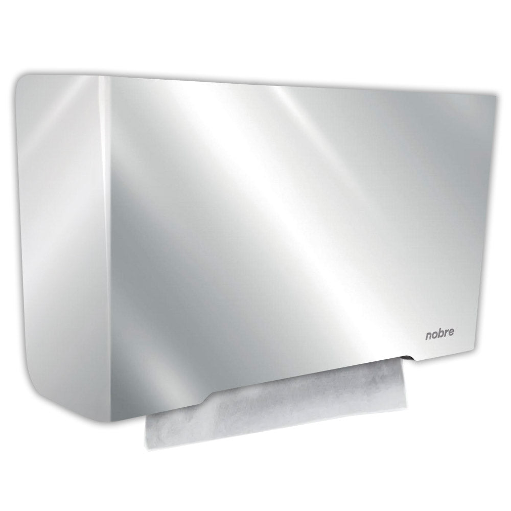 DISPENSADOR TOALLA INTERFOLIADA FRONTAL DE ACERO INOXIDABLE PULIDO
