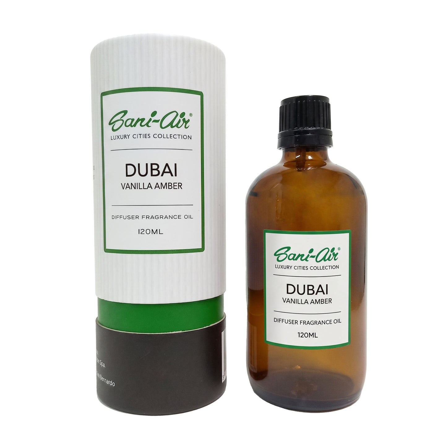 Botella Esencia Luxury Sani-Air 120ml Dubai Vanilla Amber