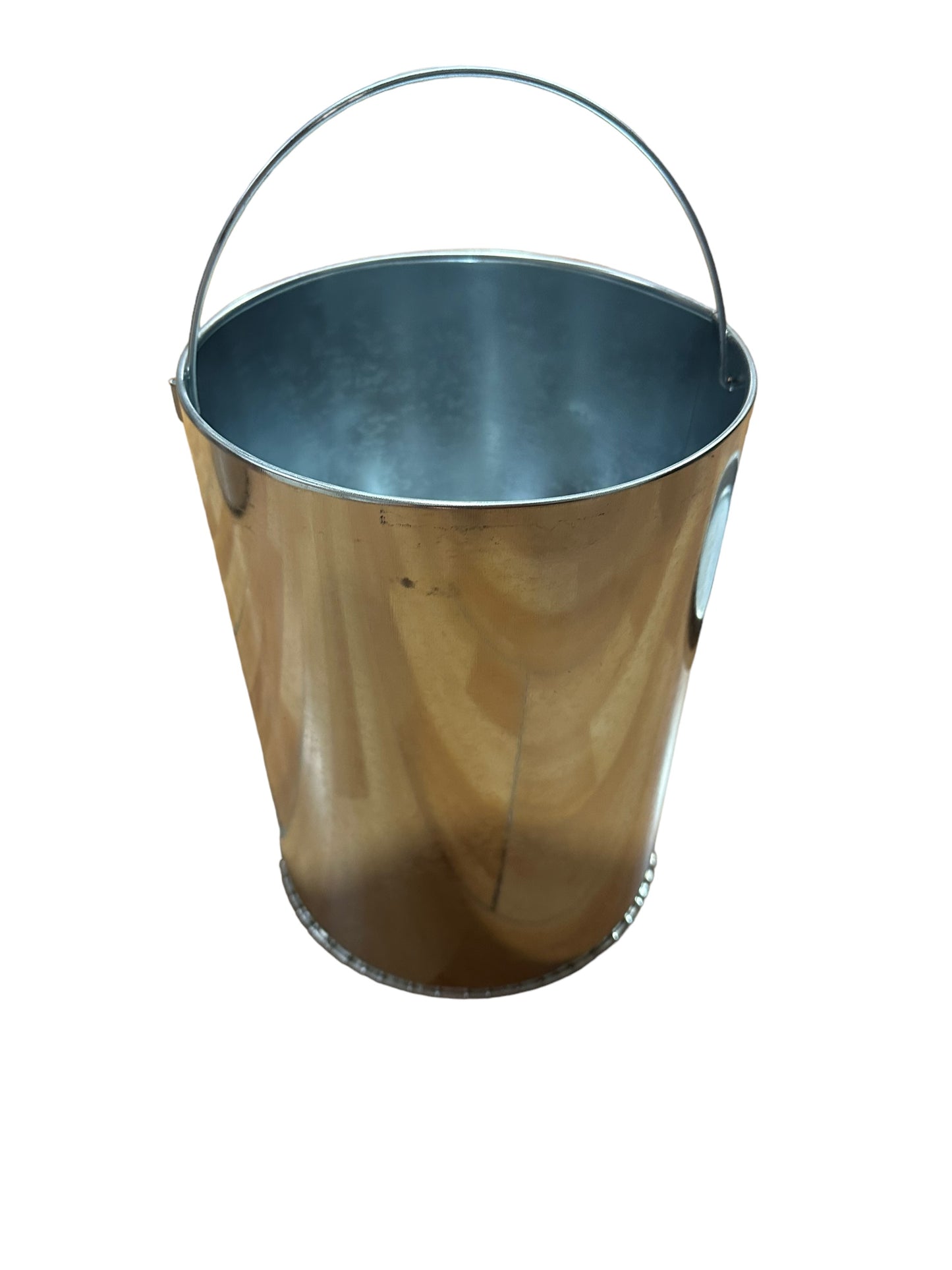 Papelero Metálico con Cenicero