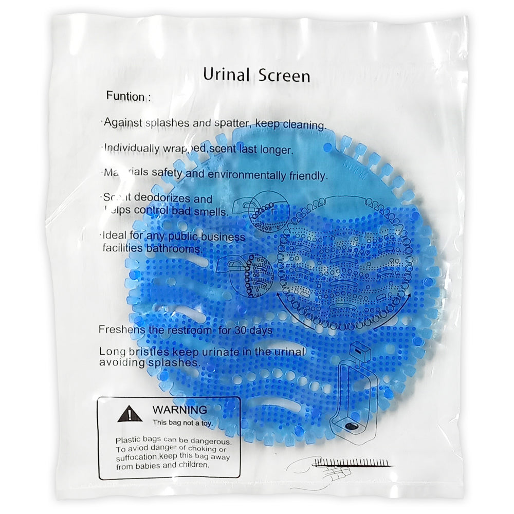 Tapete Urinario Redondo Azul Marino