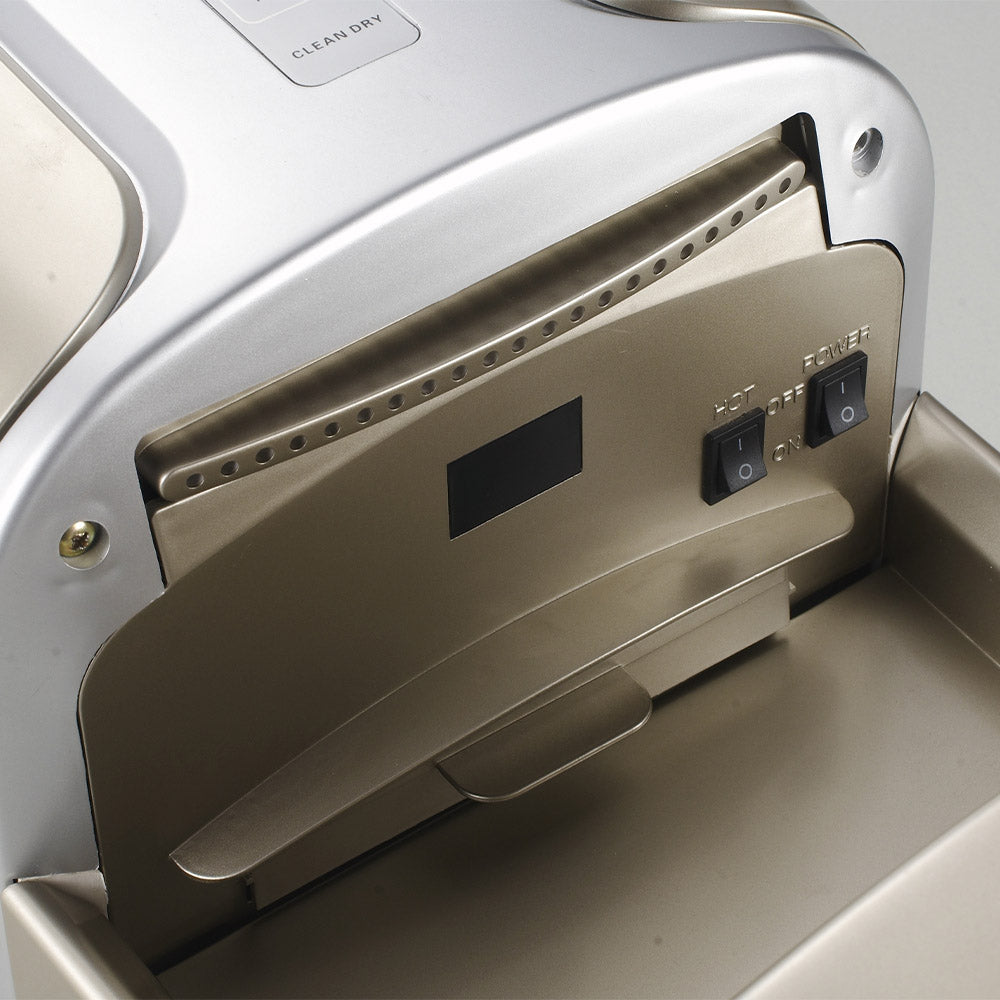 SECADOR DE MANOS CON BASE COLOR GRIS