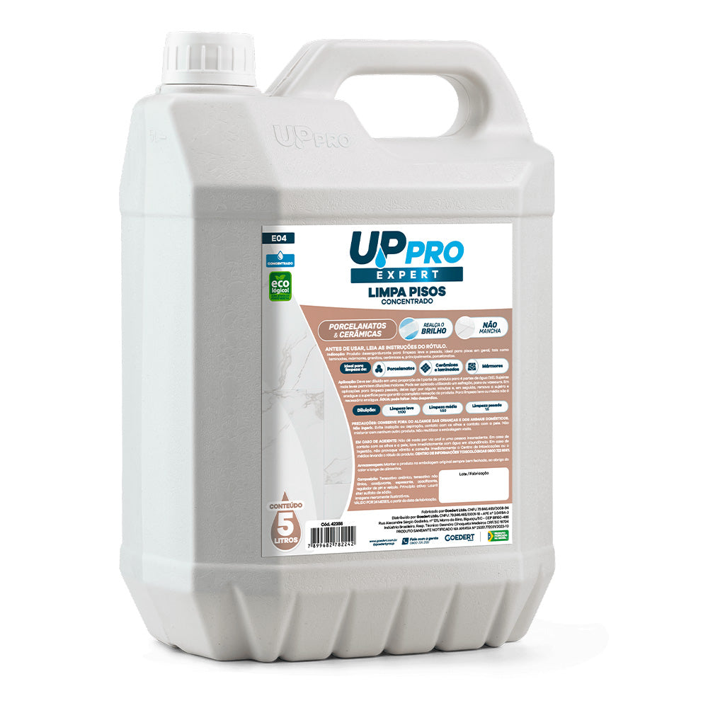 Limpiador Concentrado De Pisos 5 Litros Porcelanato Up Pro