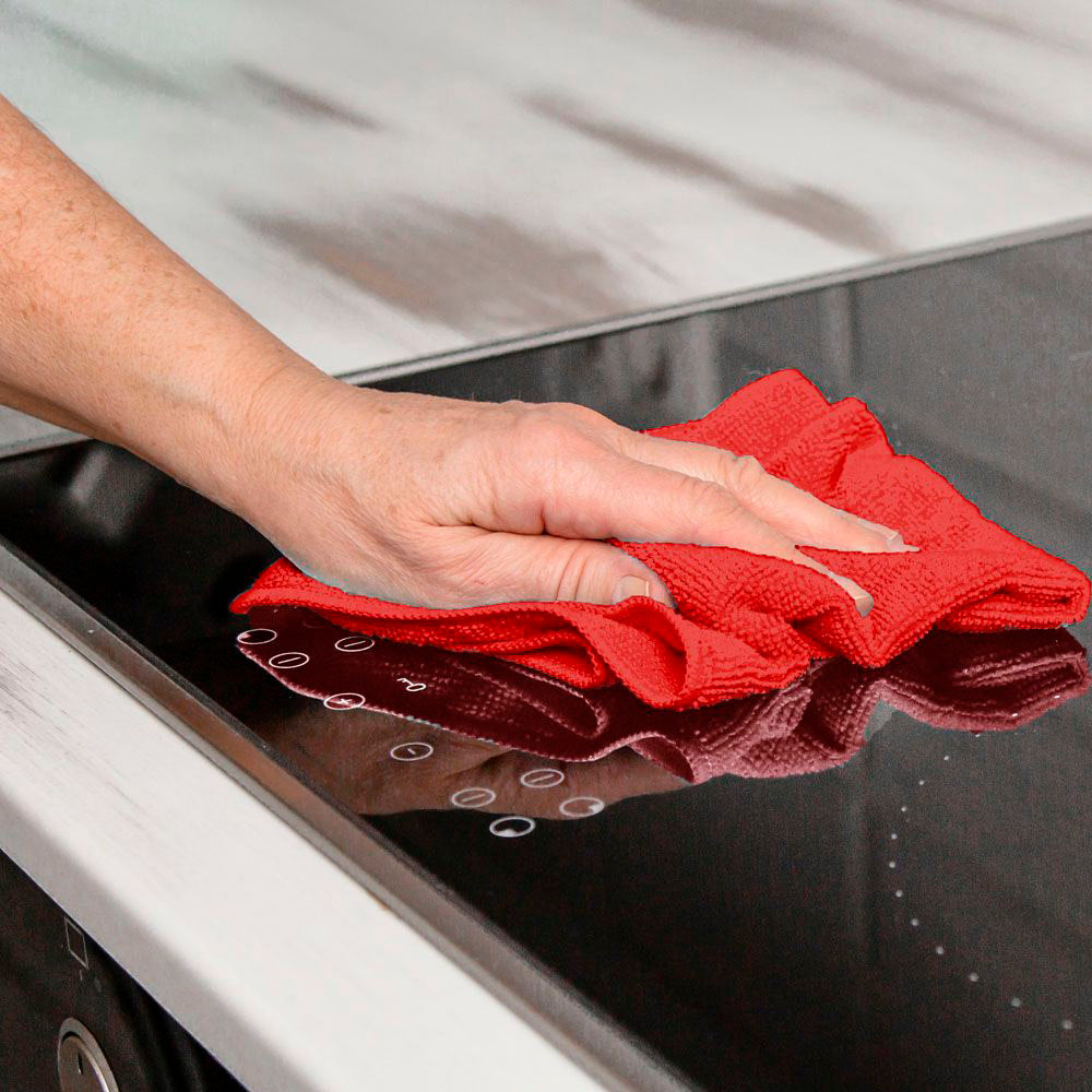 10 PAÑOS MICROFIBRA SLIM ROJO 40x40 CM (NOBRE)