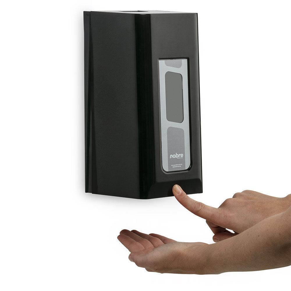 Dispensador Jabón Líquido / Alcohol Gel Negro 800 Ml Street Nobre