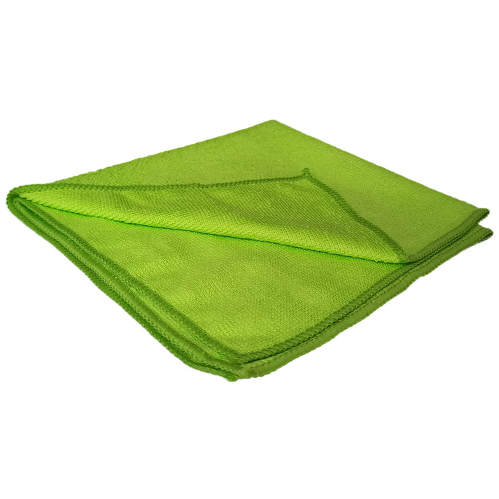 Pack 10 Paños Microfibra Absorbente 40x40 cm Verde