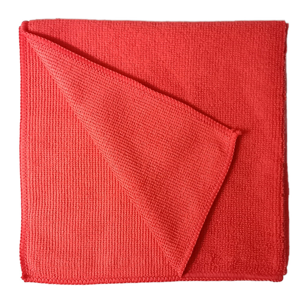 Pack 10 Paños Microfibra Absorbente 40x40 cm Rojo