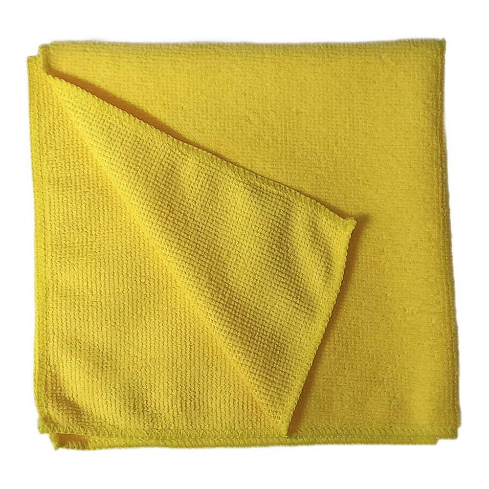 Pack 10 Paños Microfibra Absorbente 40x40 cm Amarillo
