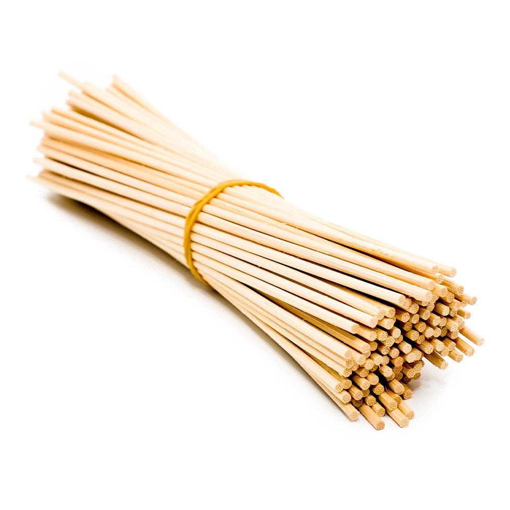 MIKADO LAVANDA&VAINILLA 200ml/Frasco Negro + 6 varillas rattán