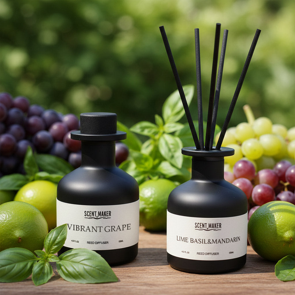 Pack Mikado Premium Dark – Lime Basil & Mandarin + Vibrant Grape