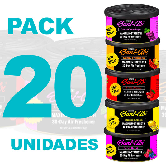 Pack  20 latas auto  Sani Air