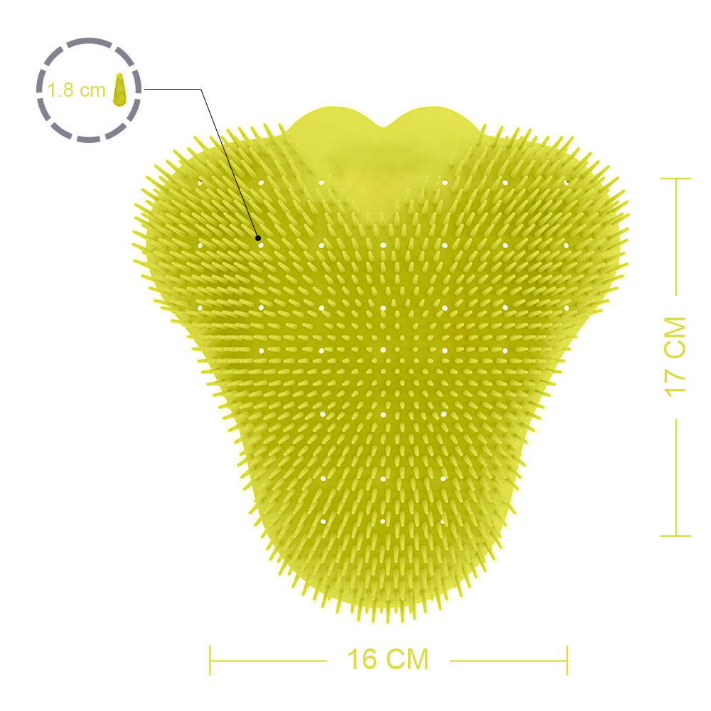 10 Tapetes Urinarios Antisalpicaduras Amarillo Cítrico