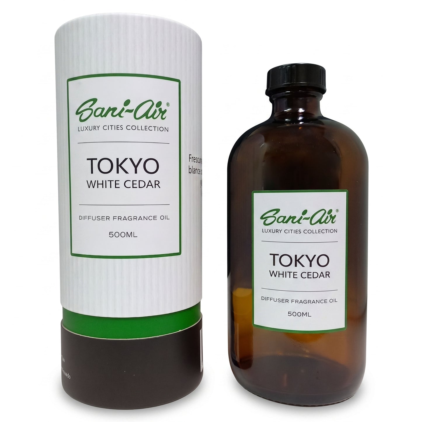 Botella Esencia Luxury Sani-Air 500 ml Tokyo White Cedar