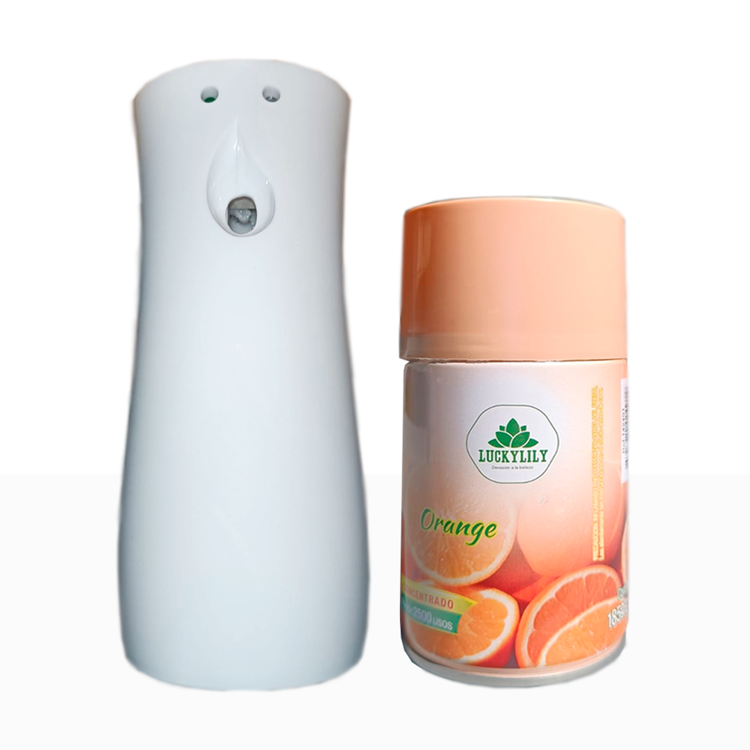 Aromatizante Automático + Respuesto Orange