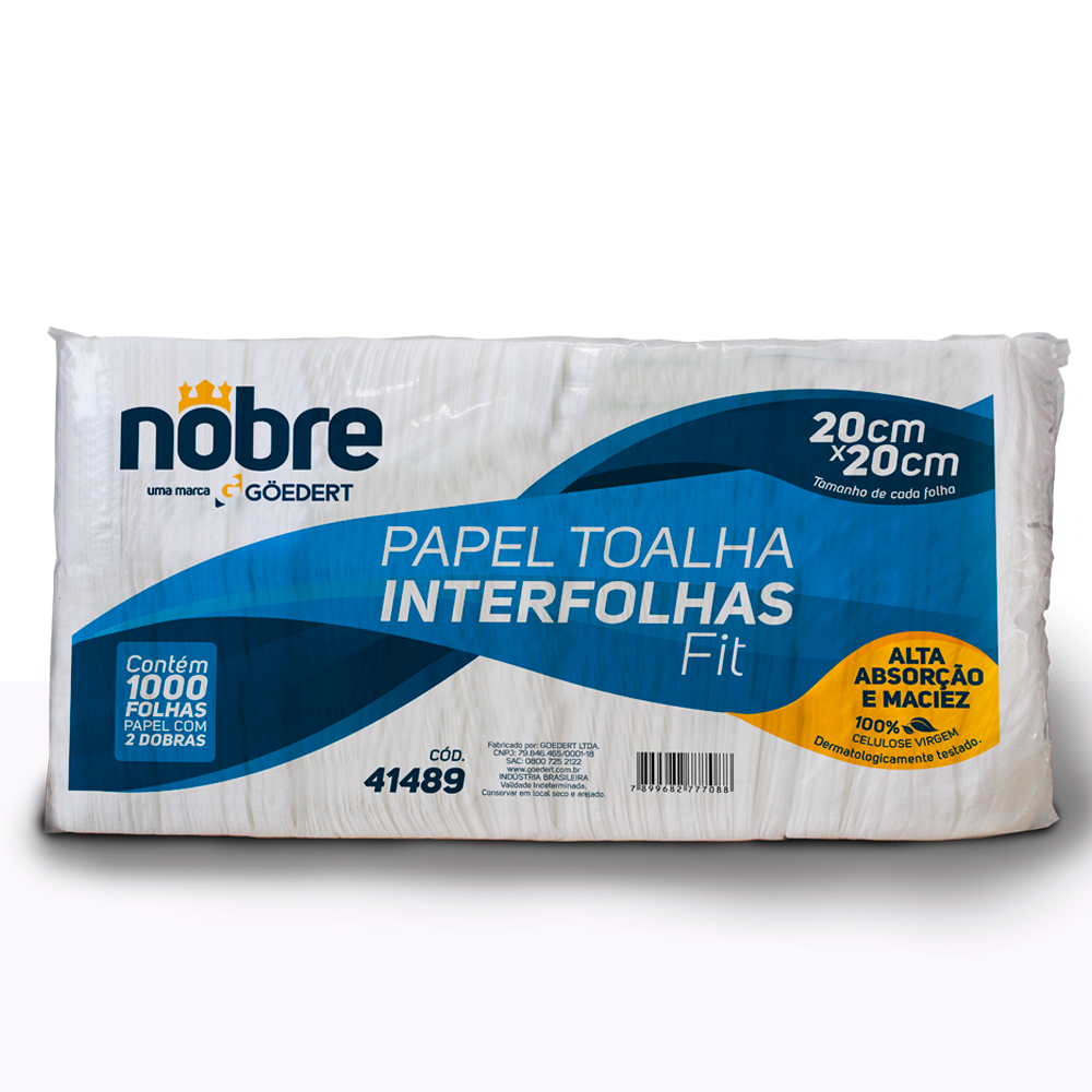 TOALLA INTERFOLIADA 1000 HOJAS 20X20CM PROFESIONAL