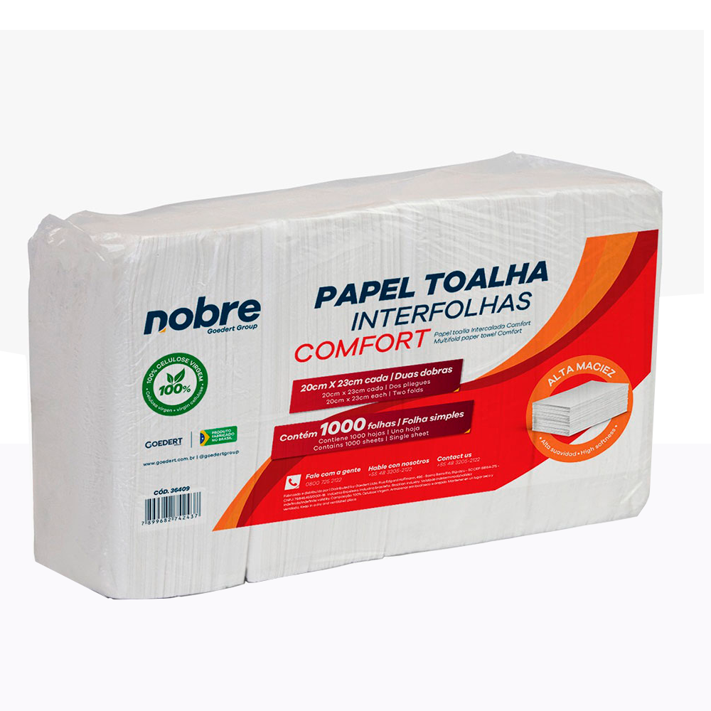 TOALLA INTERFOLIADA 1000 HOJAS 20X20CM EXPERTO