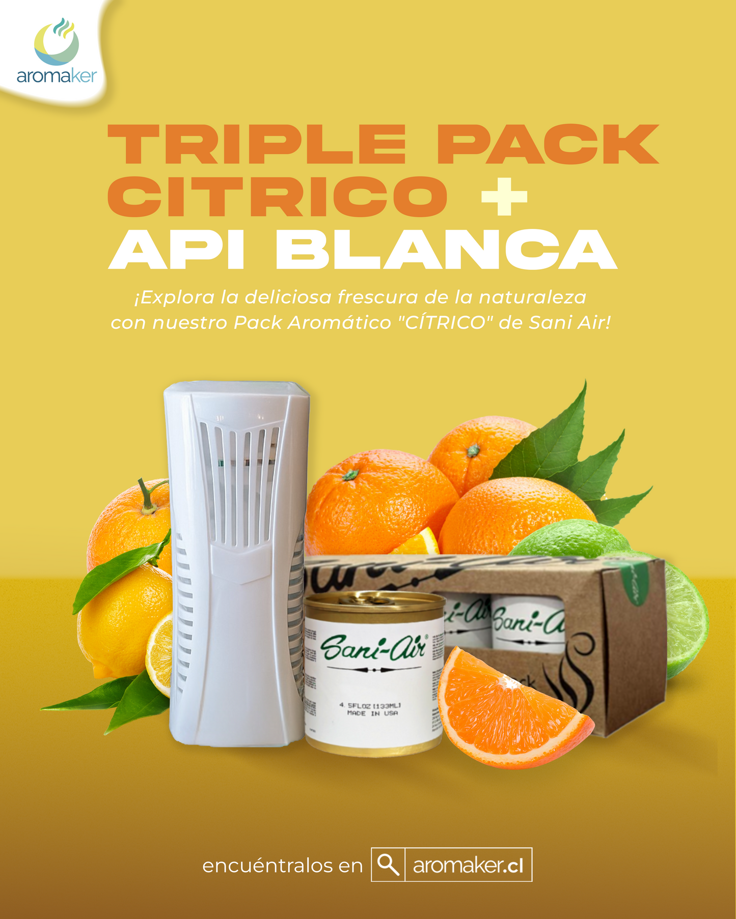API + Tripack Sani Air Cítrico