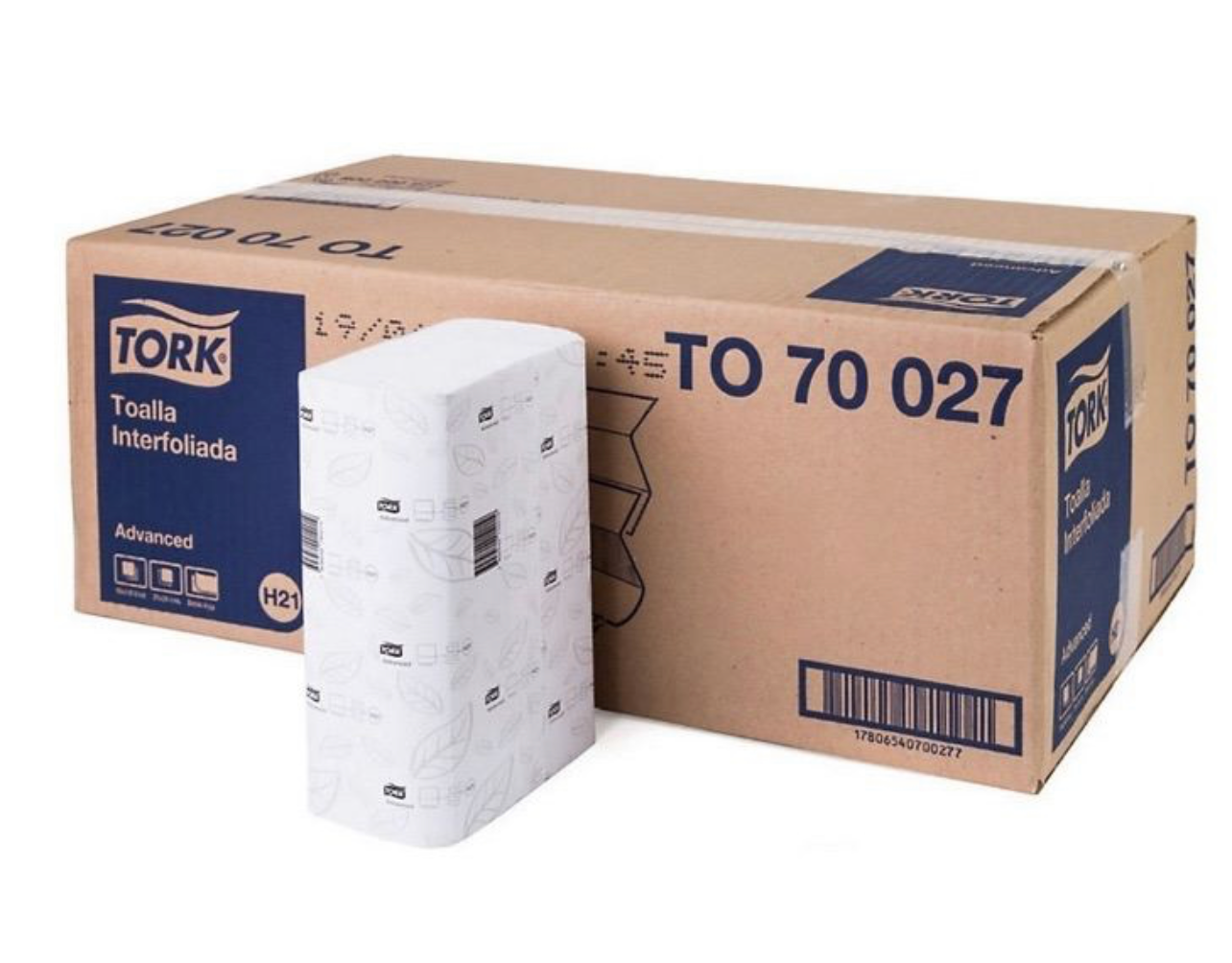 Paquetes de Hojas Interfoleadas Tork (1 Paq x 200 hojas)