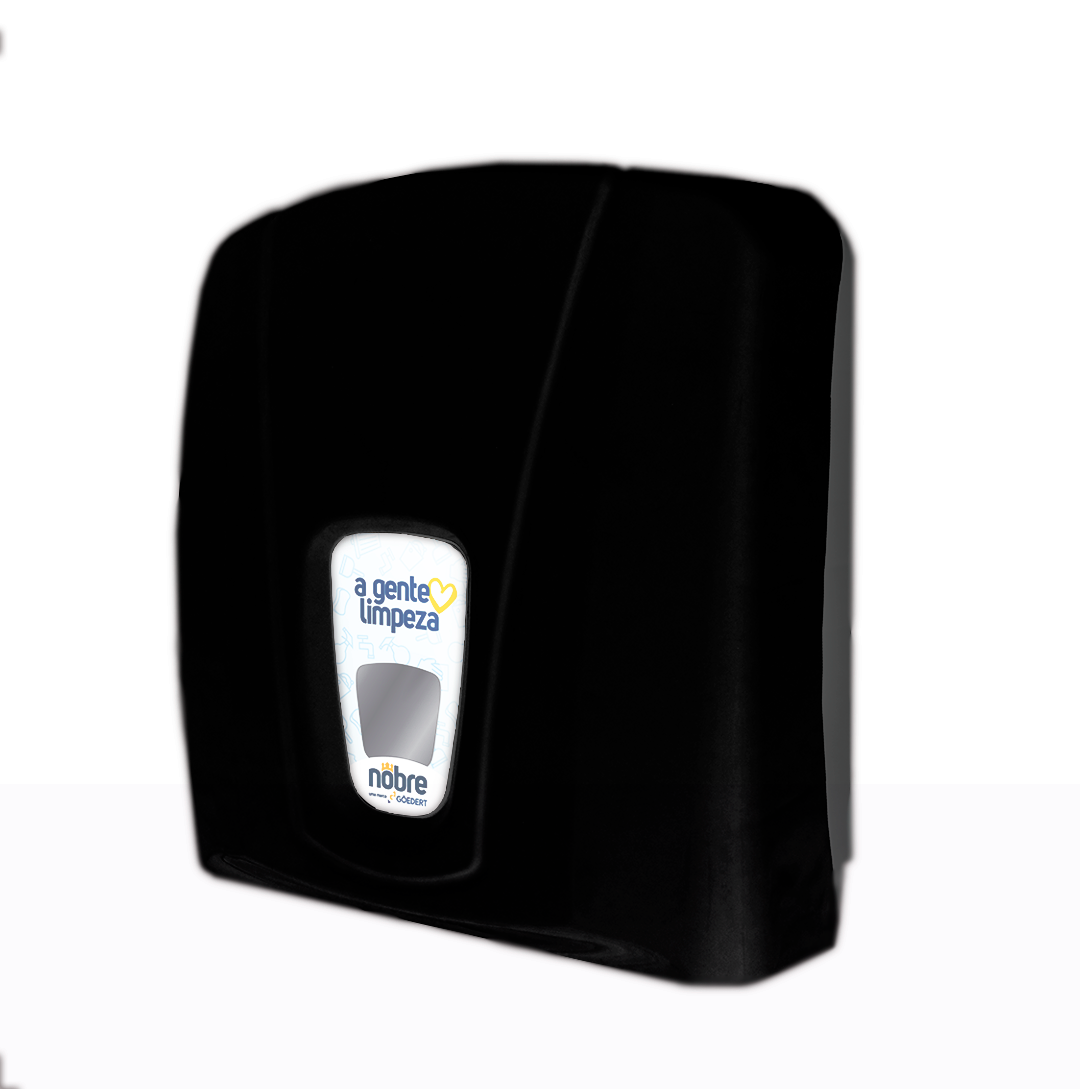 DISPENSADOR TOALLA INTERFOLIADA NEGRO TAMAÑO MEDIO