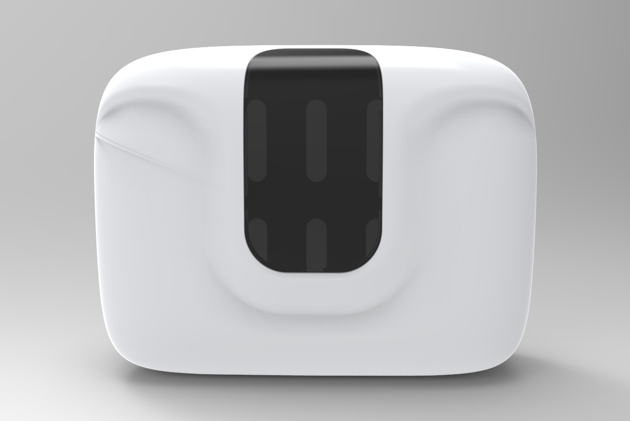 DISPENSADOR TOALLA INTERFOLIADA CORTO BLANCO CON NEGRO MODELO NUEVO