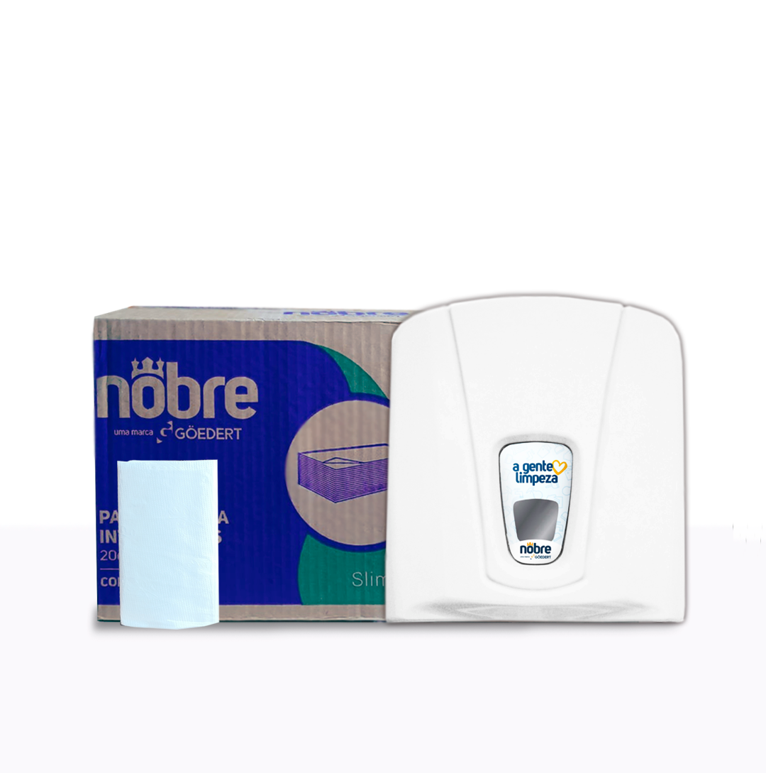 DISPENSADOR DE HOJA INTERFOLIADA BLANCO CITY MAS CAJA CON 6 PAQUETES DE 333 HOJAS 20X20CM 2.000 hojas