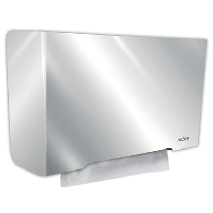 DISPENSADOR TOALLA INTERFOLIADA FRONTAL DE ACERO INOXIDABLE PULIDO