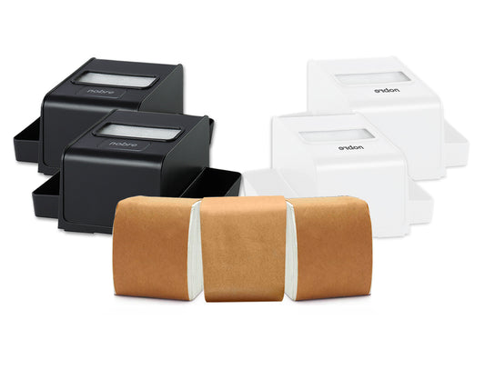 Pack 4 Servilleteros Porta Sachet Nobre + 3 Packs de Servilletas