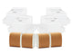Pack 4 Servilleteros Porta Sachet Nobre + 4 Packs de Servilletas