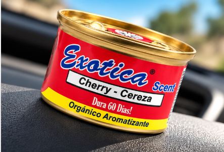 Aromatizante Auto En Lata Exotica Cherry Cereza 42 g