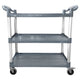 Carro Transportador 3 Bandejas ( M ) 85x43x98 Cm C/freno