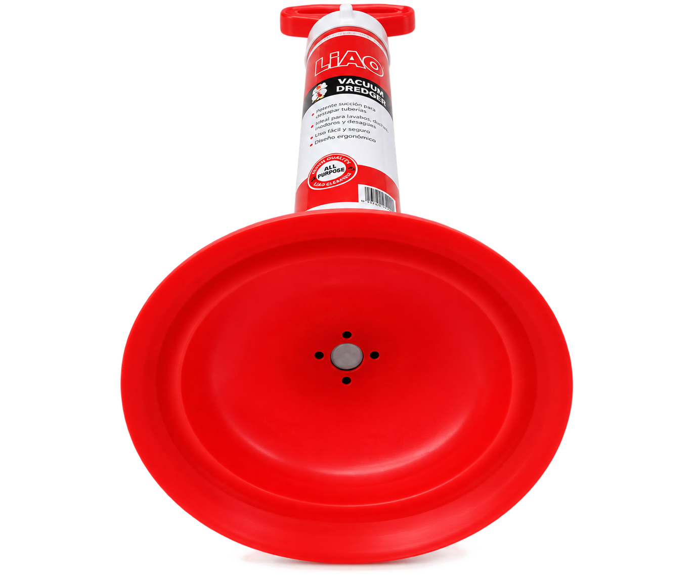Destapador de Baño con Sopapo Telescópico 39 a 60 cm