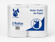 TOALLA PAPEL H/S 200MT PQTE 2 ROLLOS DE 200MT C/U