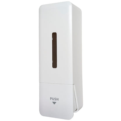 DISPENSADOR DE JABÓN CON SISTEMA PUSH 400 ML BLANCO