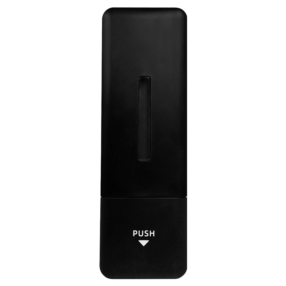 DISPENSADOR DE JABÓN CON SISTEMA PUSH 400 ML NEGRO