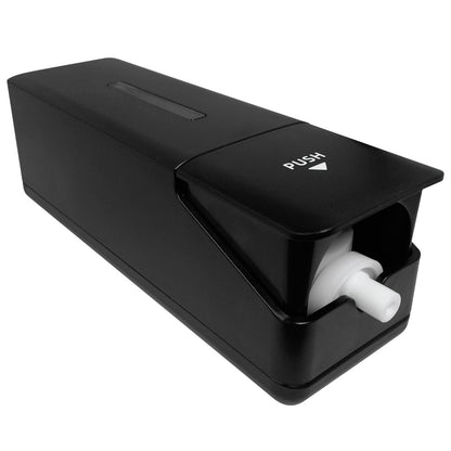 DISPENSADOR DE JABÓN CON SISTEMA PUSH 400 ML NEGRO