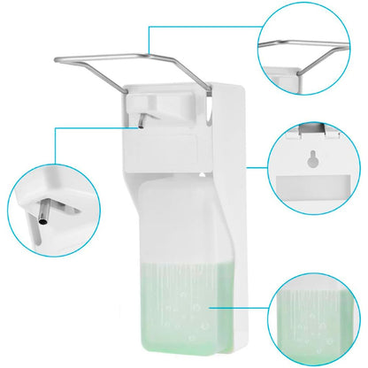 Dispensador De Jabón 1000 Ml Con Apoyabrazos