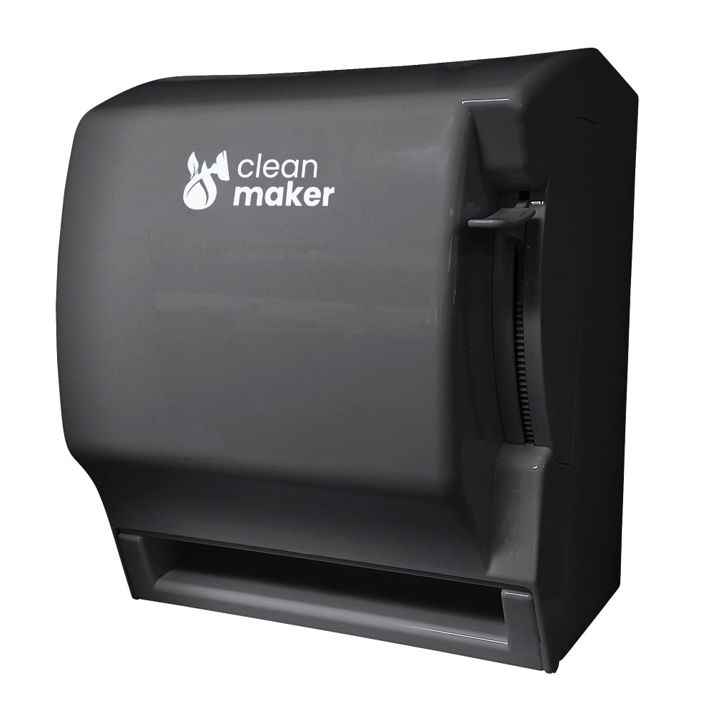 Dispensador Toalla Palanca Clean Maker Negro