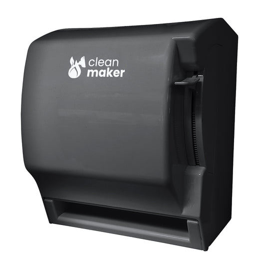 Dispensador Toalla Palanca Clean Maker Negro