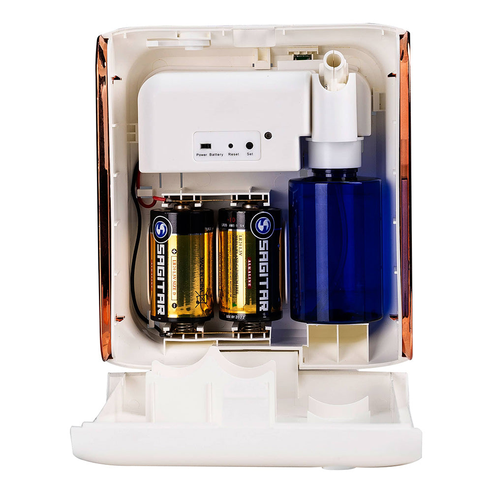 NEBULIZADOR AROMAS PRIME COPPER BLANCA + RECARGA 200 Ml PREMIUM SANI AIR
