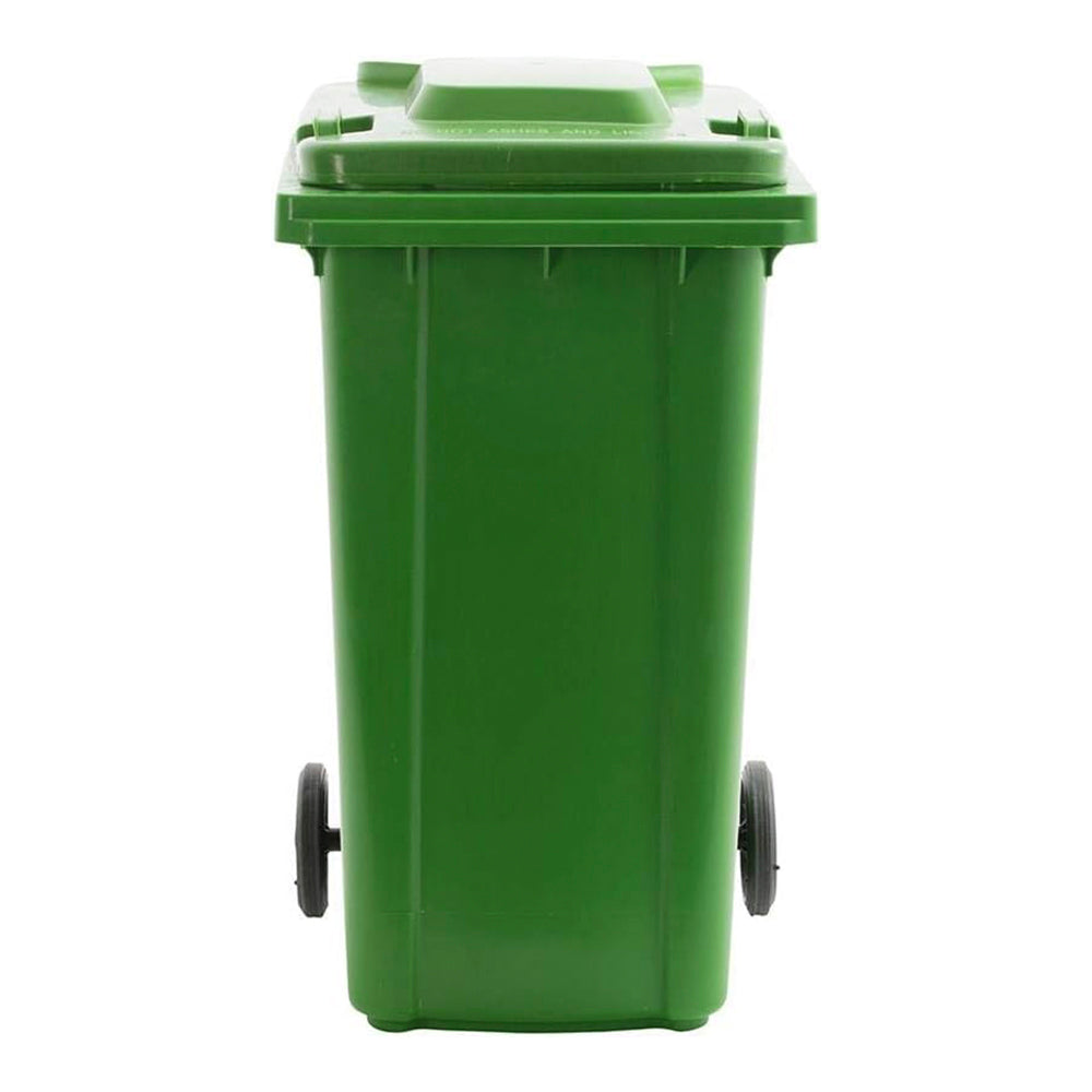 Contenedor de Basura Ecológico 120 Litros Sin Pedal Verde Reforzado