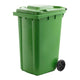 Contenedor de Basura Ecológico 120 Litros Sin Pedal Verde Reforzado