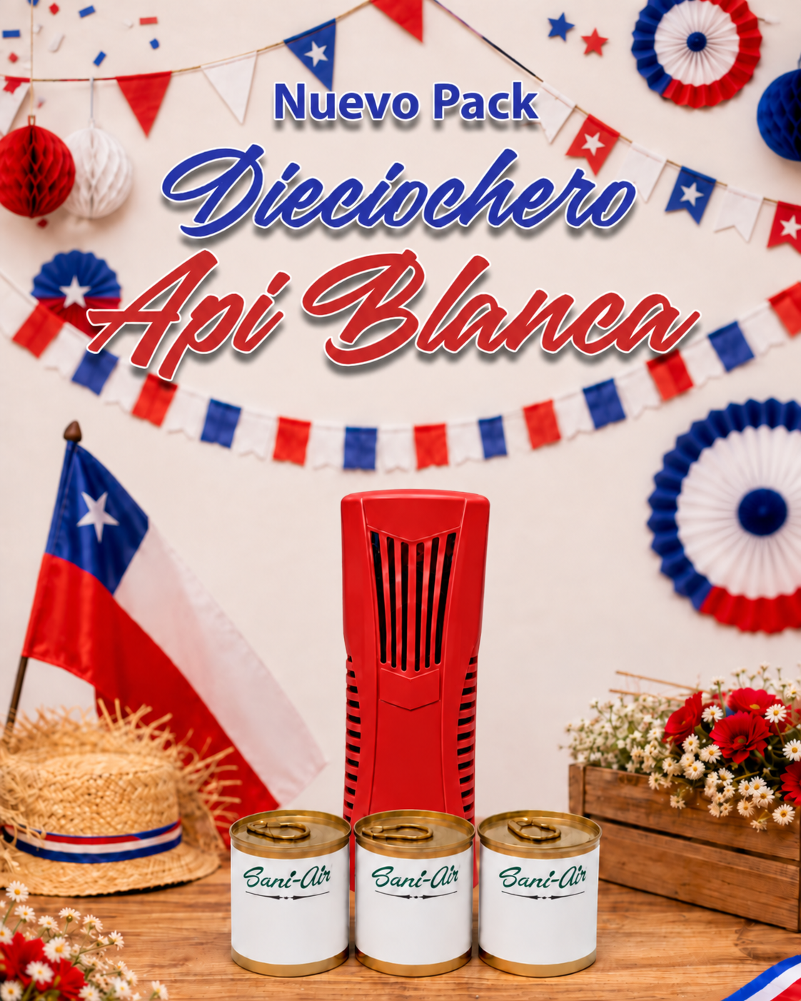 API ROJA + 3 LATAS
