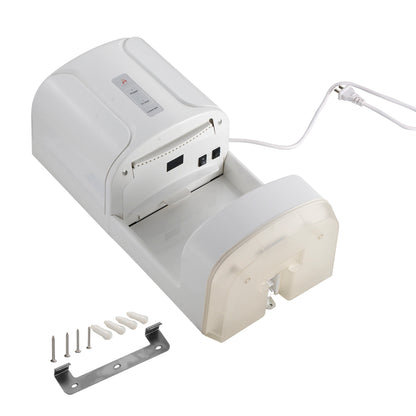 SECADOR DE MANOS CON BASE COLOR BLANCO