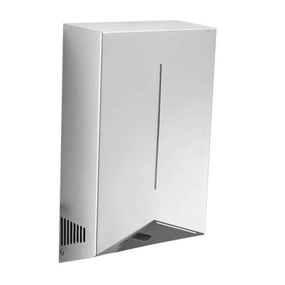 Secador de Manos Doble Flujo Central 1200W Gris