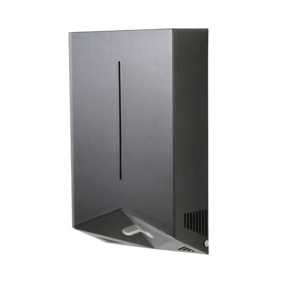 Secador de Manos Doble Flujo Central 1200W Negro