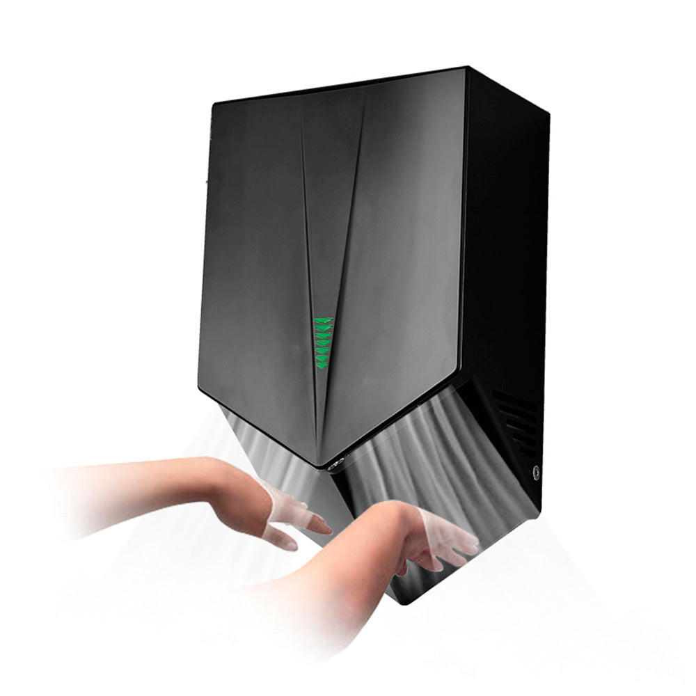 Secador de Manos Doble Flujo 1500W Negro