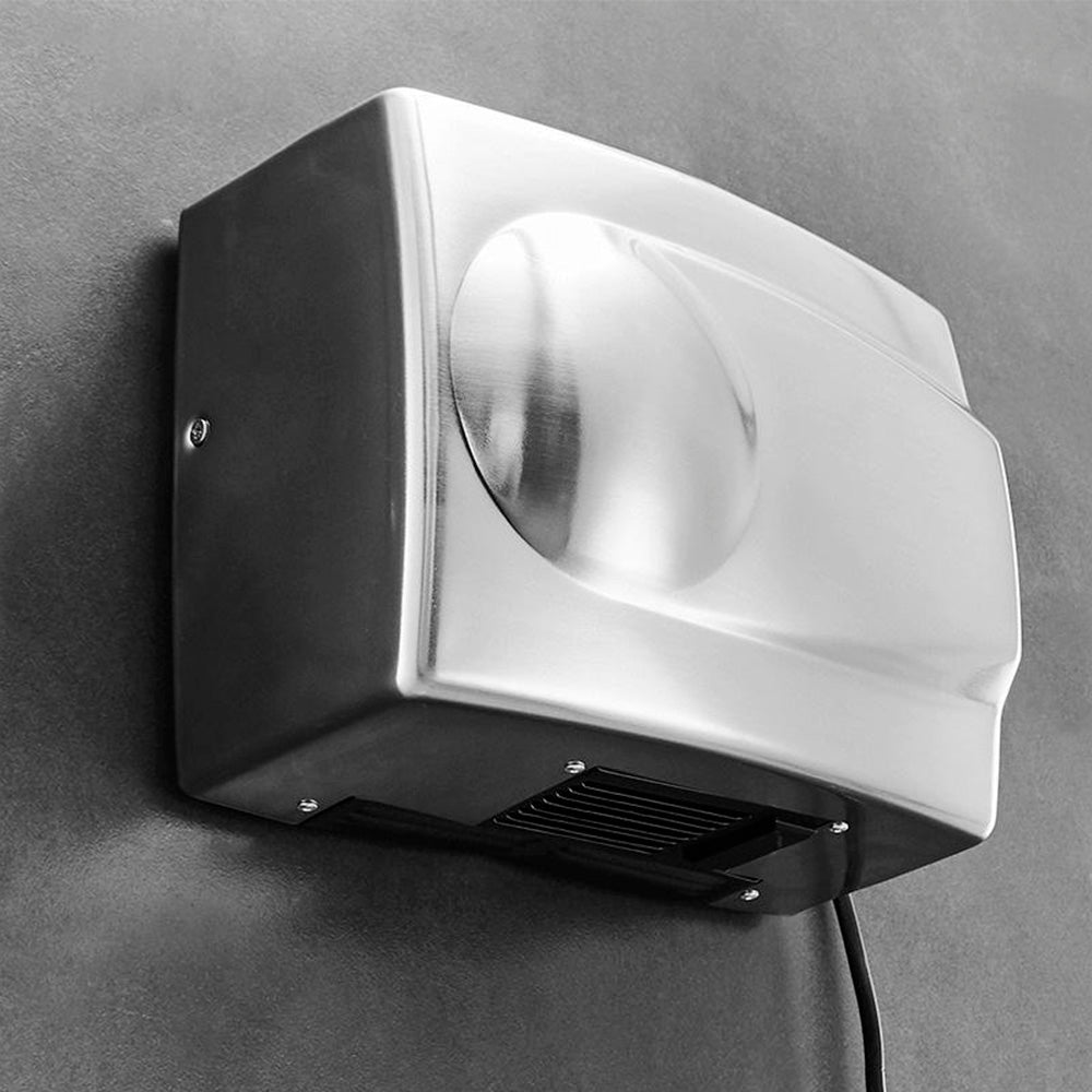 Secador de Manos Eléctrico Acero 1500W Wide