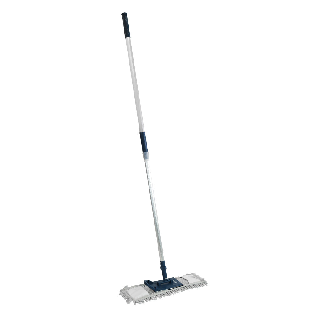 Mopa Tipo Avión De Chenilla 60 Cm Con Palo Telescópico Nobre