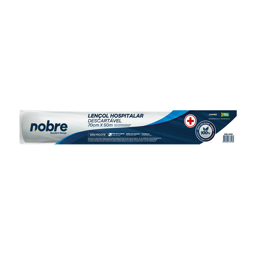 Sabanilla Médica Hospitalaria Desechable Rollo 70cmx50m