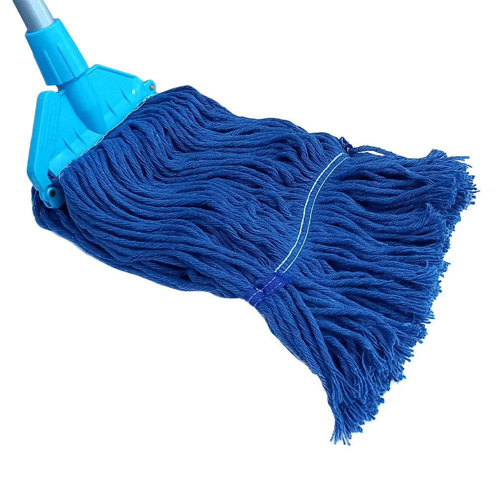 MOPA Humeda Algodón Azul 16 Oz + Mango Clip