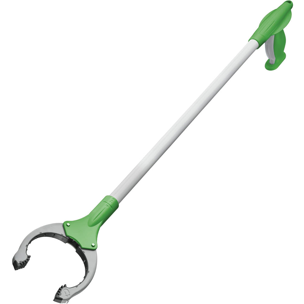 Pinza Recogedora Rotativa Aluminio Resistente Verde